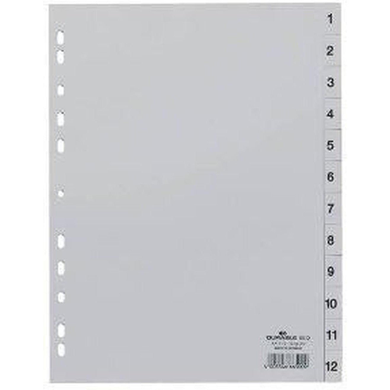 Durable Dividers Set 1 To 12-Filiing Accessories-Durable-Star Light Kuwait