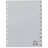 Durable Dividers Set 1 To 12-Filiing Accessories-Durable-Star Light Kuwait