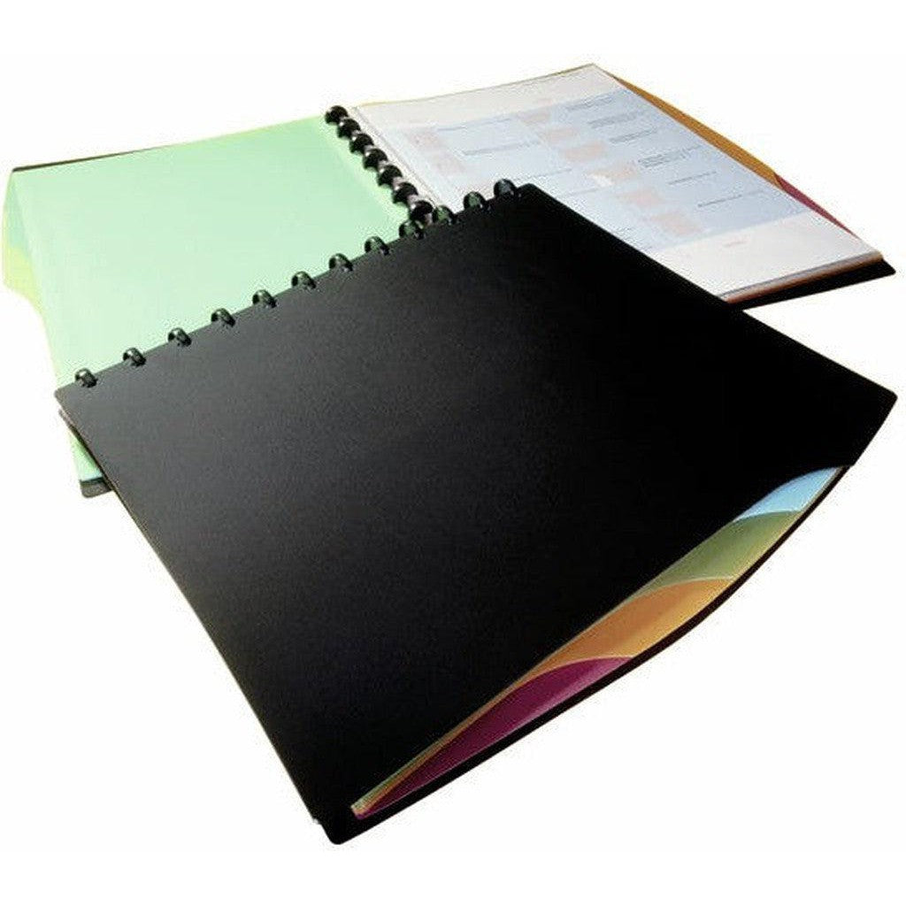 Durable Duralook Style Display Book With 4 Part Index 2435-Filiing Accessories-Durable-Star Light Kuwait