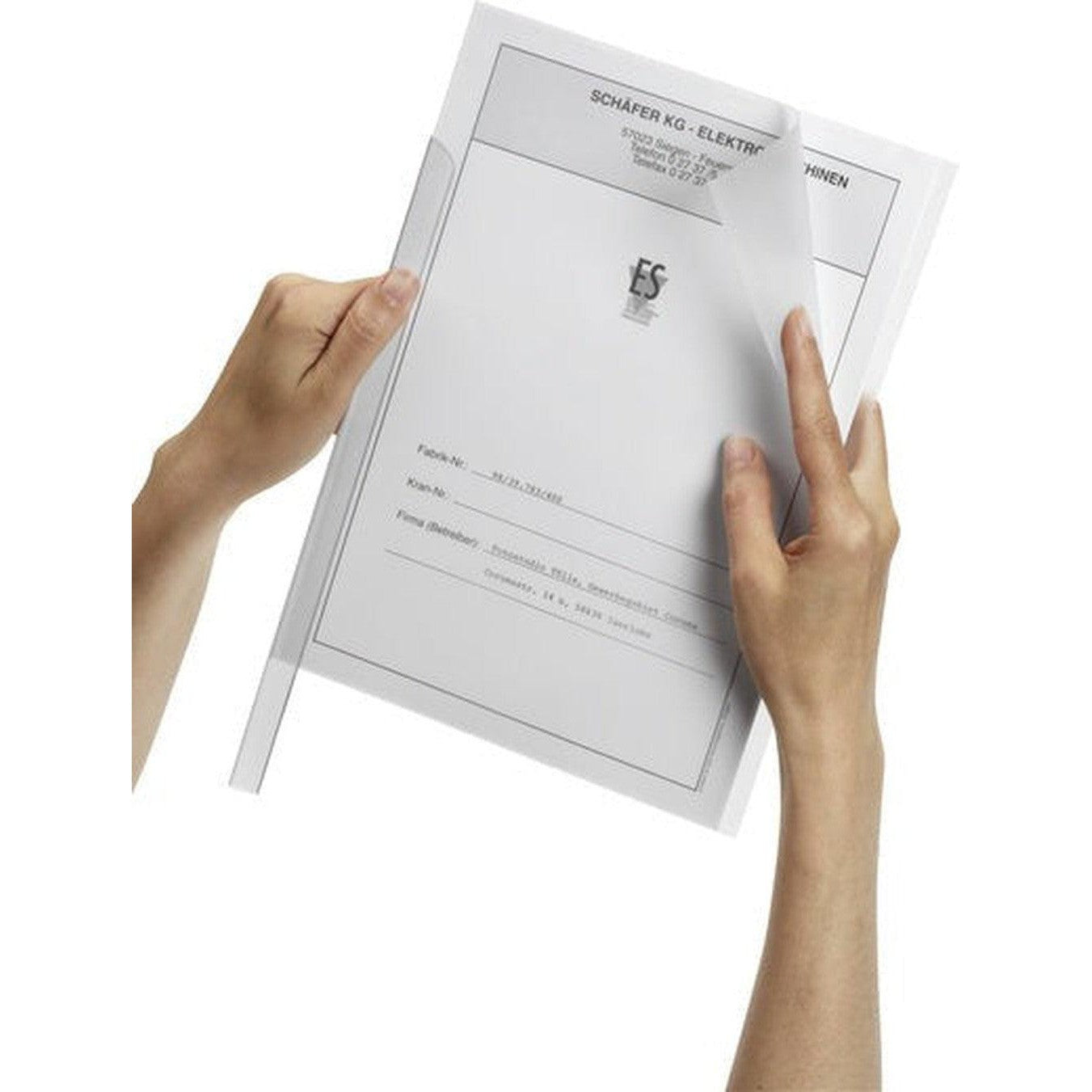 Durable Report Cover For Spine Bars 2919-School Supplies-Durable-Star Light Kuwait