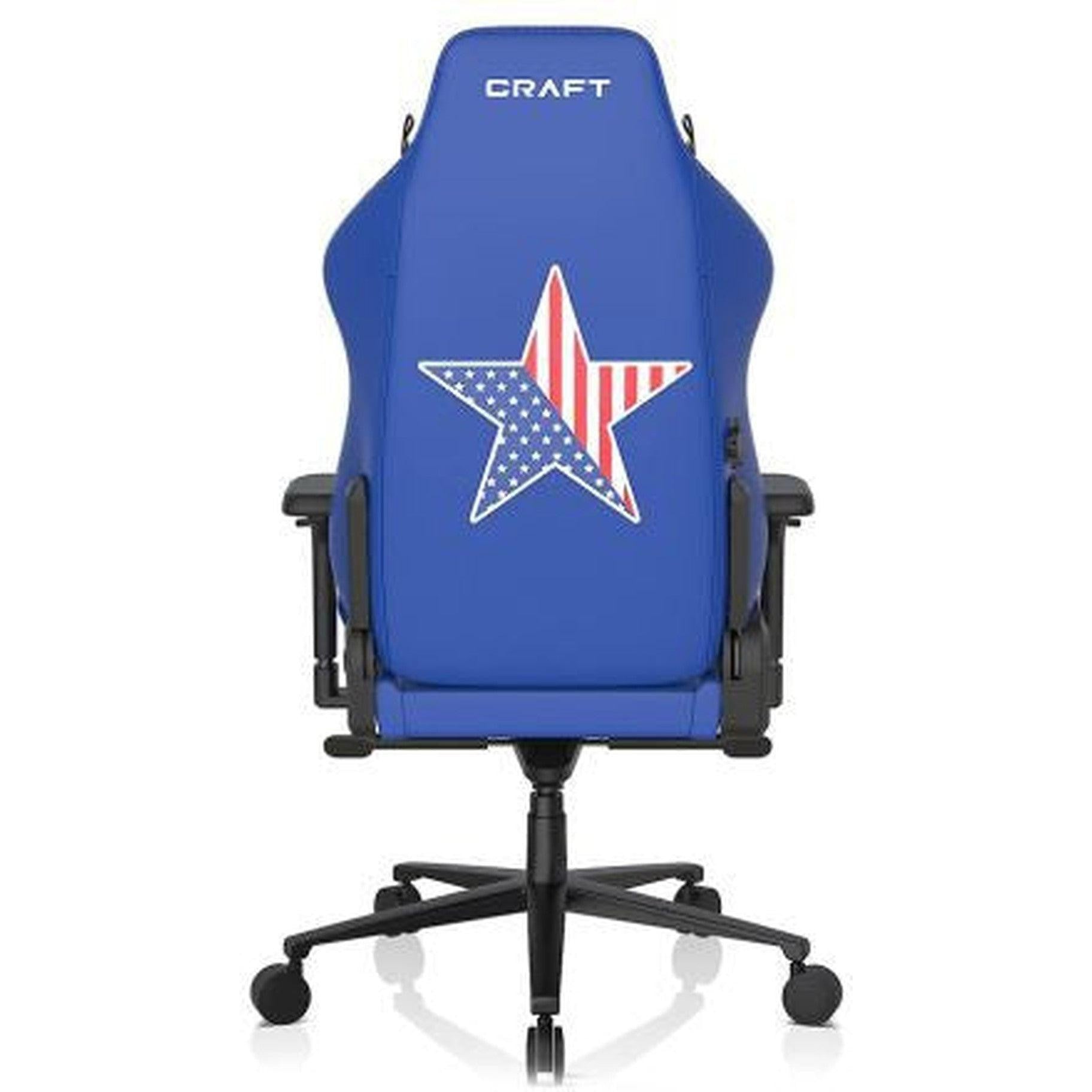 Dxracer Craft Pro Dream Team Gaming Chair - Blue/White-Gaming Chairs-DXRacer-Star Light Kuwait