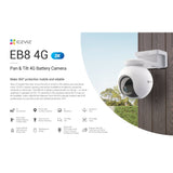 Ezviz EB8 4G Pan & Tilt 4G Battery Camera