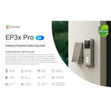 Ezviz EP3X PRO Battery-Powered Video Doorbell Kit