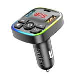 Earldom 4-in-1 Wireless Car MP3 Player with RGB Light & Dual USB