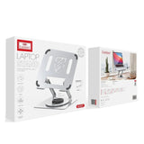 Earldom EH257 360° Adjustable Metal Laptop Stand - Silver