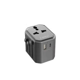 محول السفر الدولي Earldom LC17 USB مع محول من النوع C إلى USB 3.0