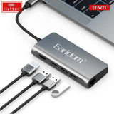 Earldom ET-W21 8 In 1 Type-C Multifunctional HUB