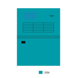 Economy 101 Solid color telescopic folder Two hanging poles Each box 50 pieces