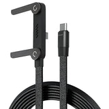 كابل محول من منفذ Lightning إلى منفذي Lightning للشحن والصوت