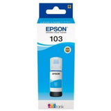 Epson 103 Ecotank Ink Bottle C13T00S24A - Cyan-Inks And Toners-Epson-Star Light Kuwait