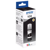 Epson 108 Black Ink Bottle – 3600 Pages/ 70 ml/ Black Color/ Ink Bottle