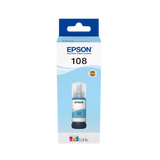 Epson 108 Light Cyan Ink Bottle – 7200 Pages/ 70 ml/ Light Cyan Color/ Ink Bottle