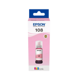 Epson 108 Light Magenta Ink Bottle – 7200 Pages/ 70 ml/ Light Magenta Color/ Ink Bottle
