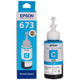 Epson T6732 Cyan Ink Bottle 70Ml-Inks And Toners-Epson-Star Light Kuwait
