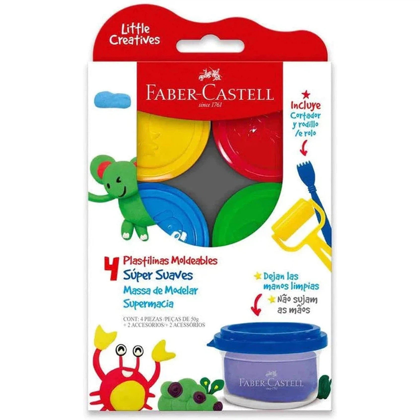 Faber Castel Super Soft Modeling Clay-Clay Modelling-Faber Castell-Star Light Kuwait
