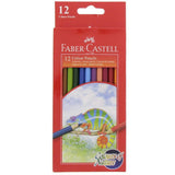 Faber Castell 12 Colour Pencils-Pencils-Faber Castell-Star Light Kuwait