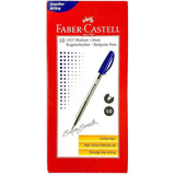 Faber Castell 1423 Medium 1.0 Mm Ballpoint 10 Blue Pens-Pens-Faber Castell-Star Light Kuwait