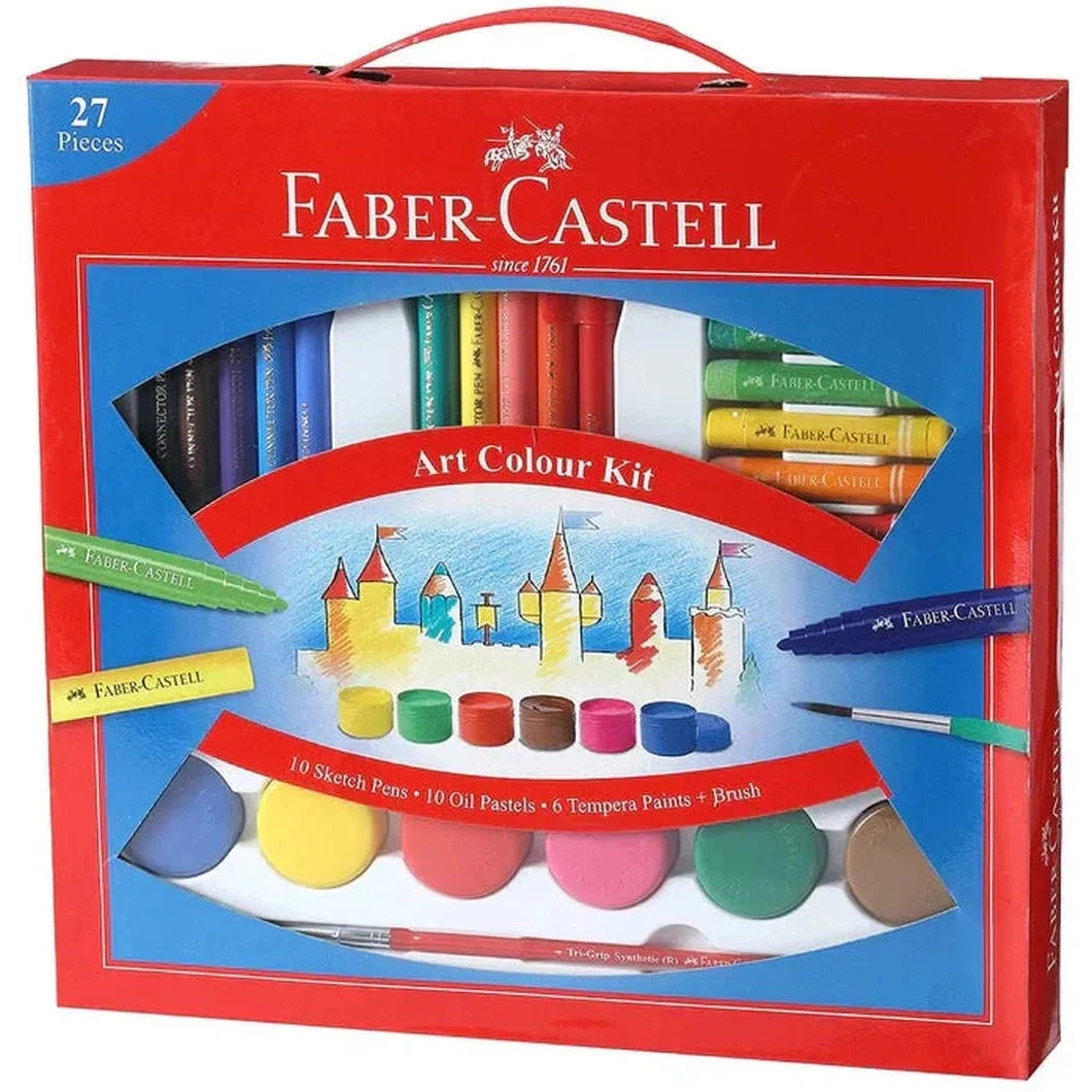 Faber Castell Art Color Kit 27 Pieces-Art And Crafts-Faber Castell-Star Light Kuwait