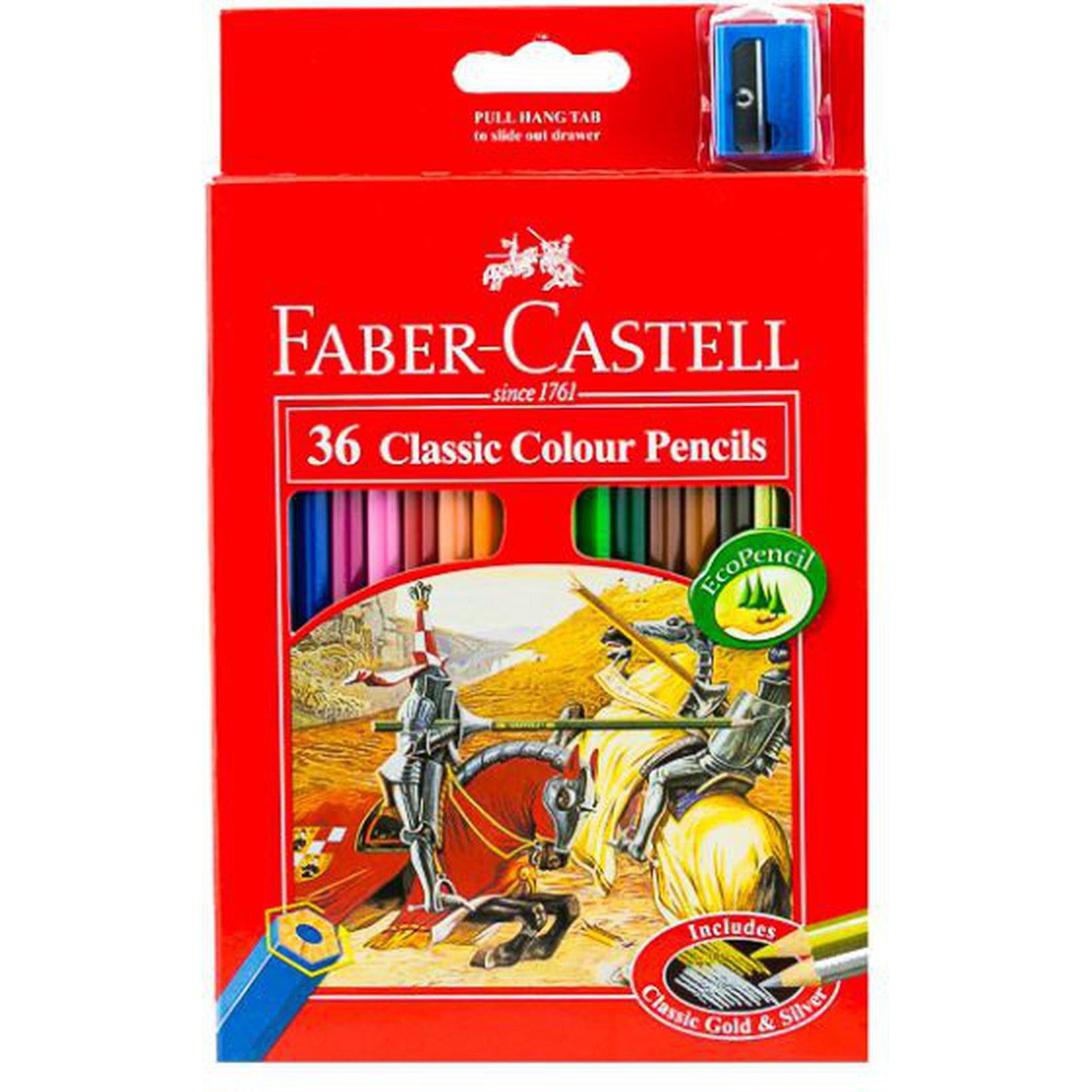 Faber Castell-Classic Color Pencil 36 Colors (Full Size)-Pencils-Faber Castell-Star Light Kuwait