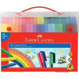 Faber Castell Connector Markers 60 Colors-Drawing And Coloring-Faber Castell-Star Light Kuwait