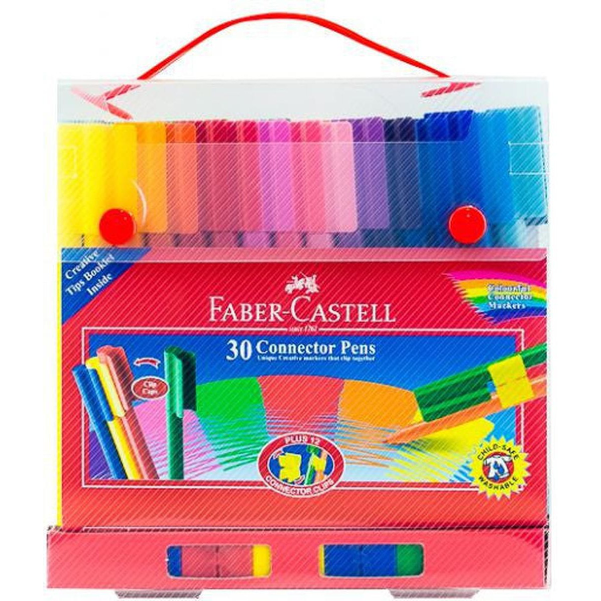 Faber Castell-Connector Pen Bucket Set (30 Colors)-Pens-Faber Castell-Star Light Kuwait