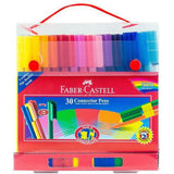 Faber Castell-Connector Pen Bucket Set (30 Colors)-Pens-Faber Castell-Star Light Kuwait