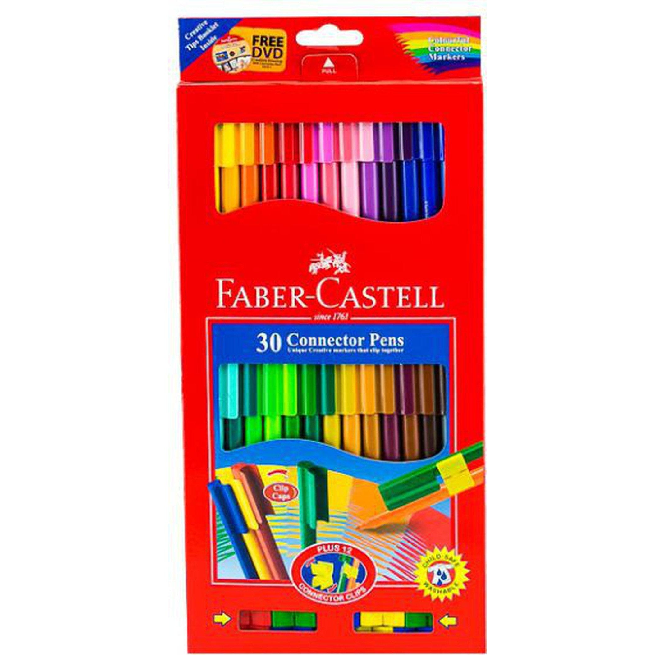 Faber Castell-Connector Pen Set (30 Colors)-Pens-Faber Castell-Star Light Kuwait