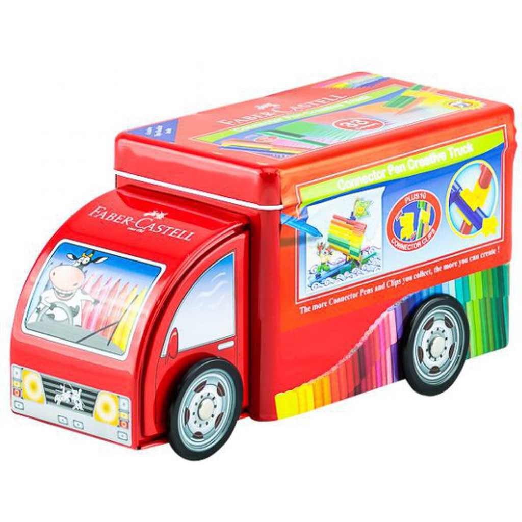Faber Castell-Connector Pen Truck Set (33 Colors)-Pens-Faber Castell-Star Light Kuwait