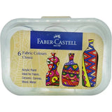 Faber Castell Fabric And Acrylic Set 6 Colors-Drawing And Coloring-Faber Castell-Star Light Kuwait
