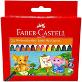 Faber Castell Jumbo Wax Crayons 24 Colors-Drawing And Coloring-Faber Castell-Star Light Kuwait