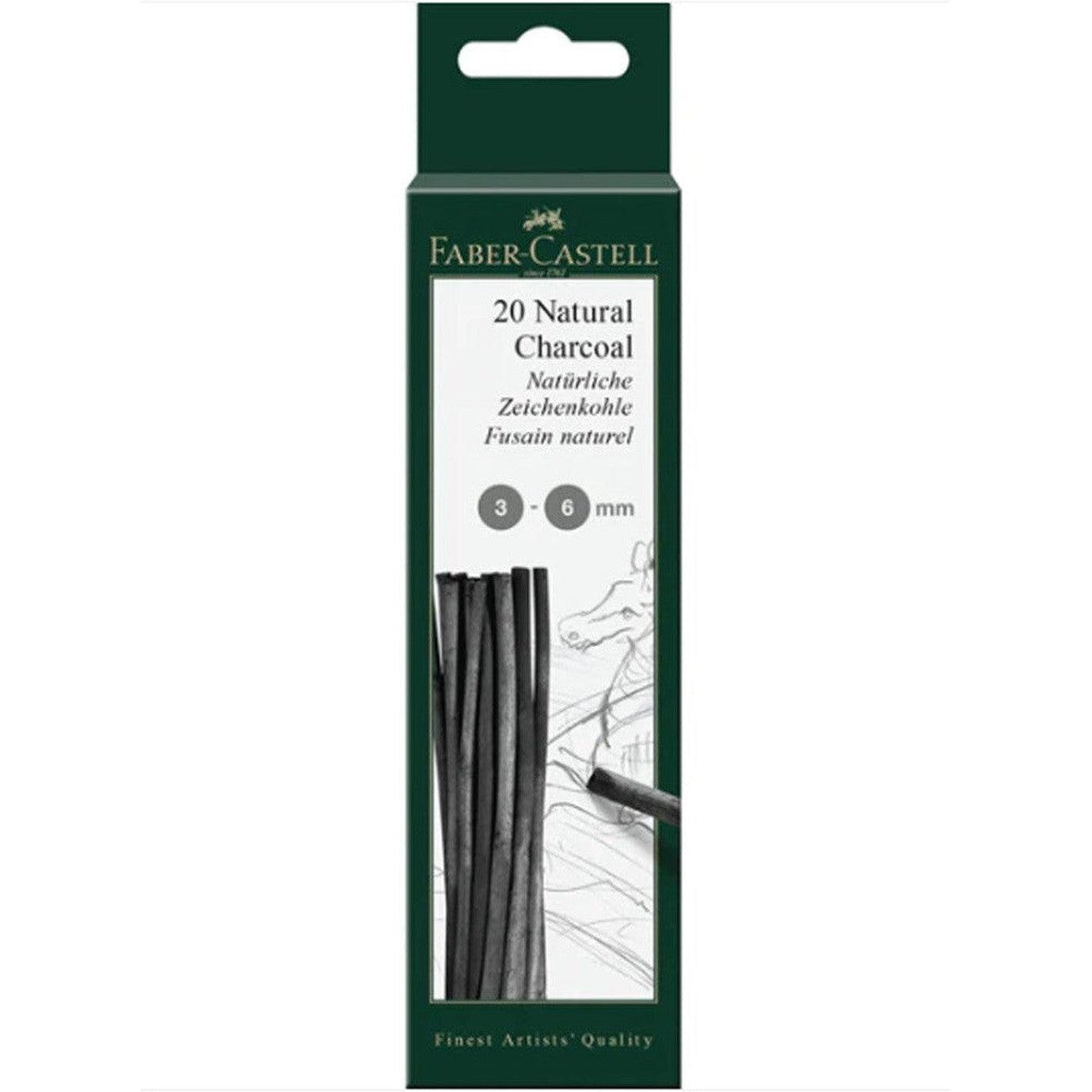 Faber Castell Natural Drawing Charcoal-Art Sets And Material-Faber Castell-Star Light Kuwait