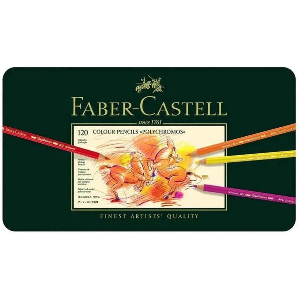 Faber Castell Polychromos Colored Pencil Sets Set Of 120-Drawing And Coloring-Faber Castell-Star Light Kuwait