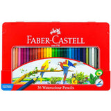 Faber Castell-Water Color Pen 36 Colors (Flat Tin)-Drawing And Coloring-Faber Castell-Star Light Kuwait