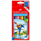 Faber Castell-Water Color Pencil 12 Colors (Full Size)-Pencils-Faber Castell-Star Light Kuwait