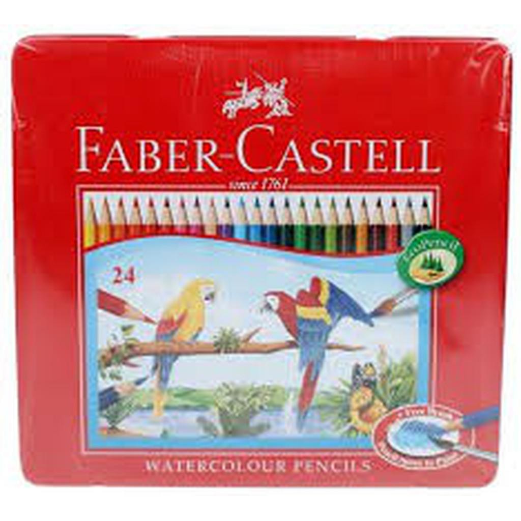 Faber Castell Water Color Pencils 24 Pieces-Drawing And Coloring-Faber Castell-Star Light Kuwait