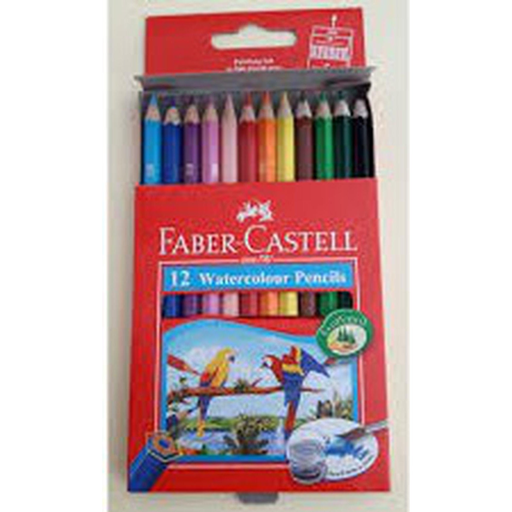 Faber-Castell Water Color Pencils - Assorted, 12Pcs/Pkt-Pencils-Faber Castell-Star Light Kuwait