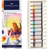 Faber Castell Watercolor 12 Ml Tubes (12 Pack)-Drawing And Coloring-Faber Castell-Star Light Kuwait