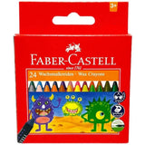Faber Castell Wax Crayons 24 Colors-Drawing And Coloring-Faber Castell-Star Light Kuwait