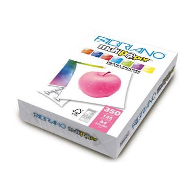 Fabriano Multi Purpose Uncoated A4 Size Paper 350 gsm/125 pages - Star Light Kuwait