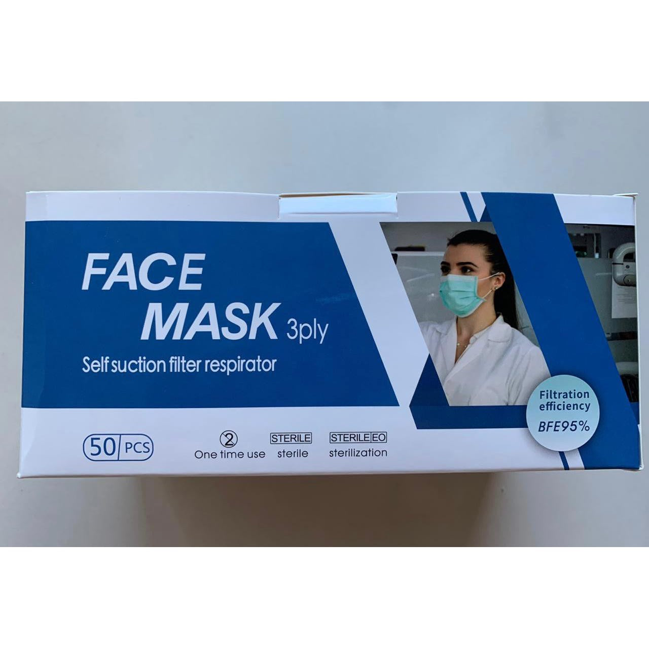 Face Mask 3 Ply 50 Pcs-Cleaning Supplies-Other-Star Light Kuwait
