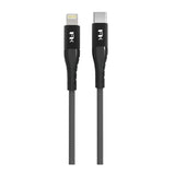 كابل Feeltek Air Lightning إلى USB-C بطول 180 سم - أسود