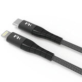 كابل Feeltek Air Lightning إلى USB-C بطول 180 سم - أسود