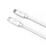 كابل Feeltek USB-C إلى USB-C بطول 120 سم - أبيض