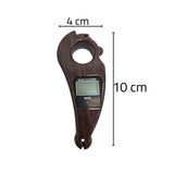 Five-digit Digital Tasbih Counter - Burnt Brown