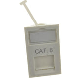 Floor Box Keystone Cat6 Low Profile Network 6C Module 38 X 25Mm Kuwes-Kuwes Faceplate Module-Kuwes-Star Light Kuwait