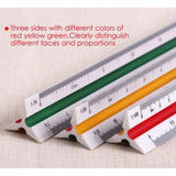 Foska 30Cm Plastic Triangle Scale Ruler Bp9331-30-Accessories And Organizers-Foska-Star Light Kuwait