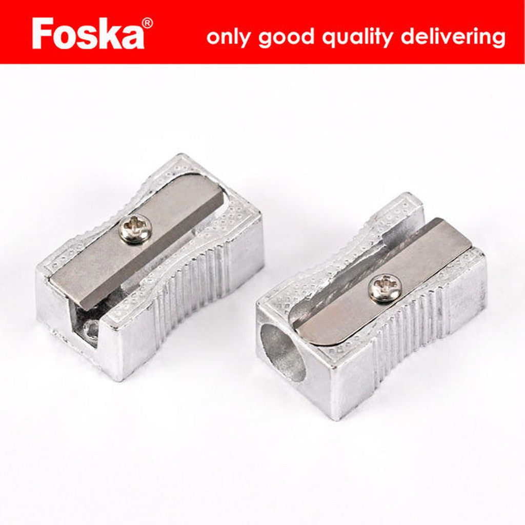 Foska Blade Aluminum Sharpener (A1004)-Pencils-Foska-Star Light Kuwait