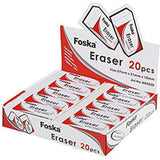 Foska Eraser Ar5020-Pencils-Foska-Box-Star Light Kuwait