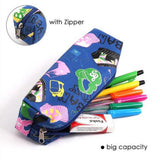 Foska Knight Printing 300D Polyester Cool Design School Pencil Bag Bd2004-School Supplies-Foska-Star Light Kuwait