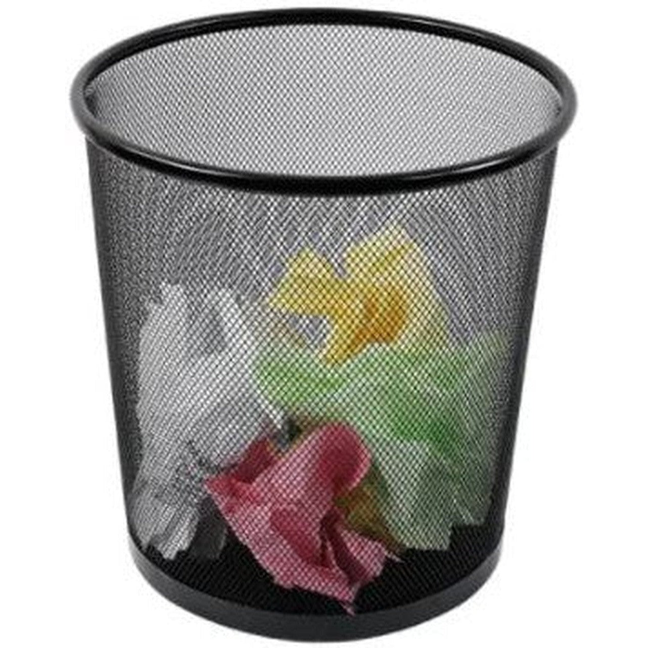 Foska Office And School Metal Mesh Dustbin 26.5*28.5Cm-Accessories And Organizers-Foska-Star Light Kuwait